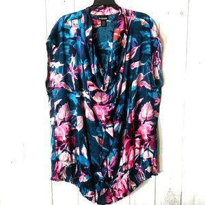 Lane Bryant Plus Size floral blouse 22 24w
